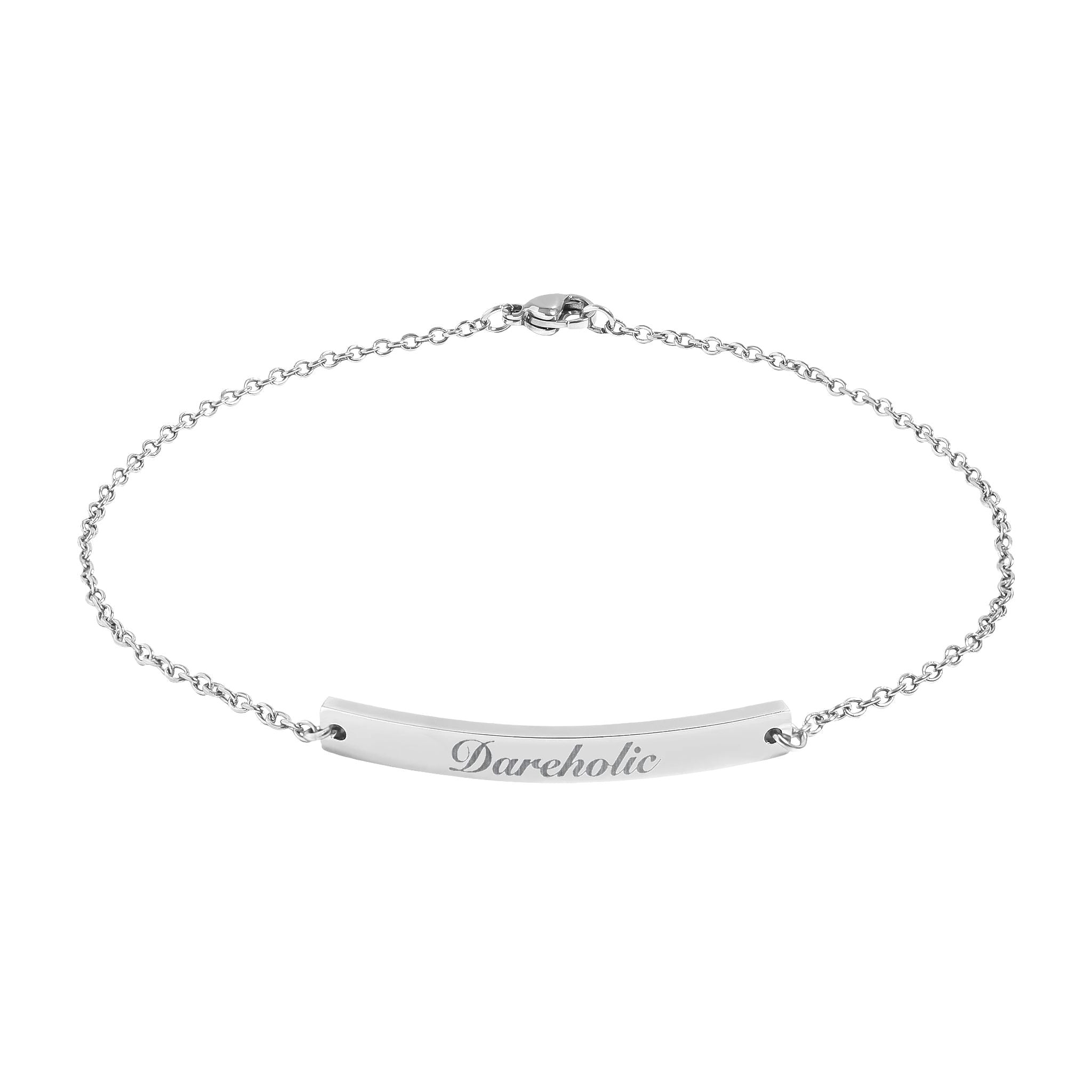 Engraved Dareholic Anklet